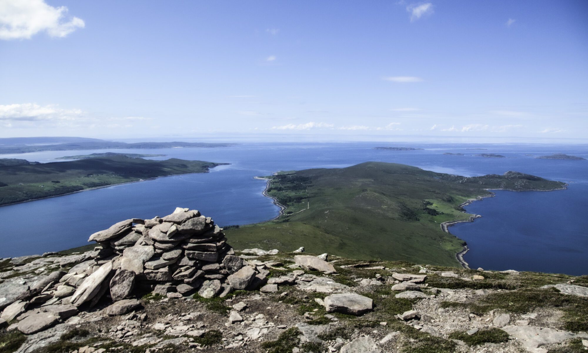 View from the top of Beinn Ghobhlach
