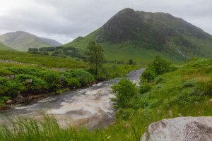 Beinn Mhic Chasgaig and the River Etive