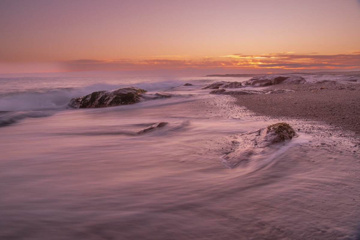 Sunset at Carnsore Point Beach