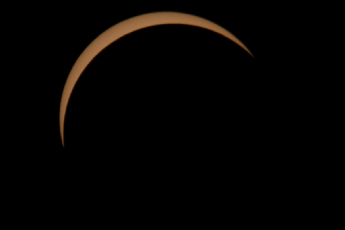 Solar eclipse timelapse