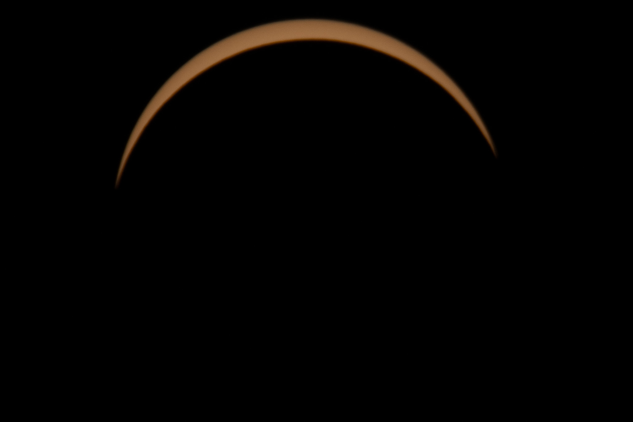 Solar eclipse timelapse