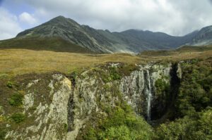 Allt Coire na Bannachdich and Eas Mòr waterfalls