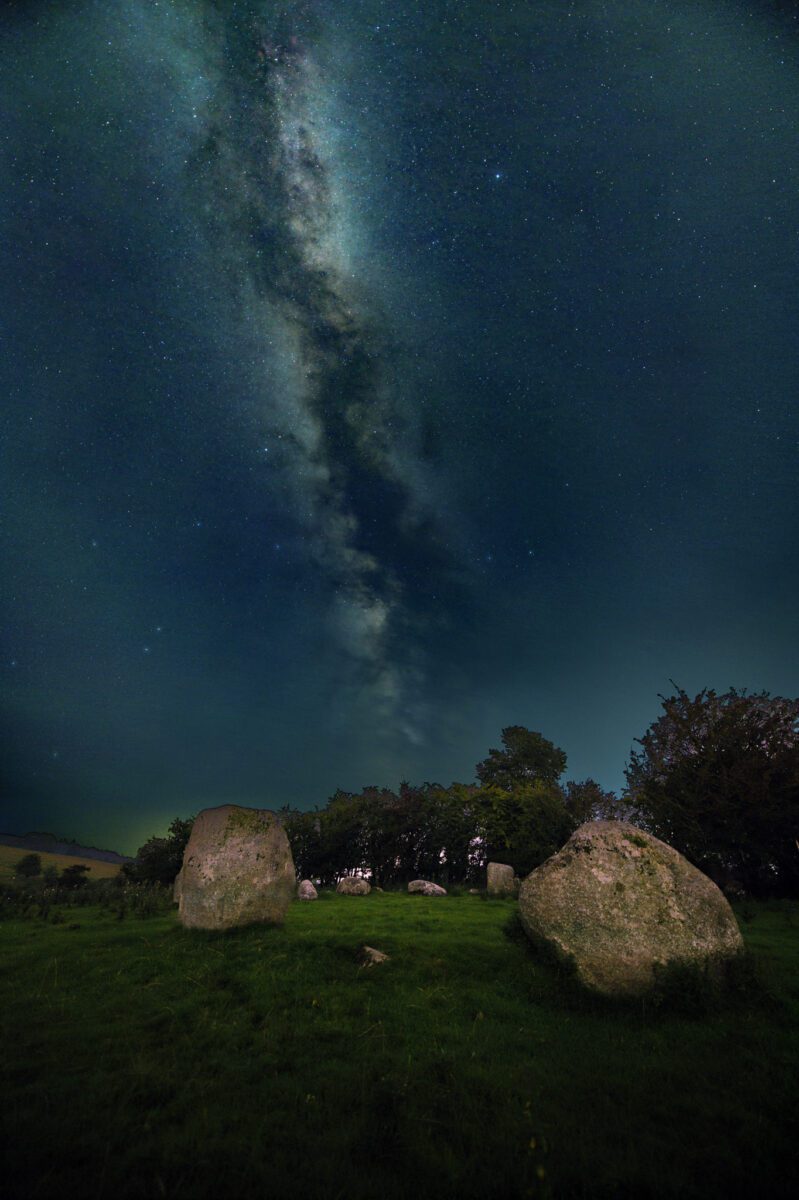 Milky Way above Athgreany Stone Circle