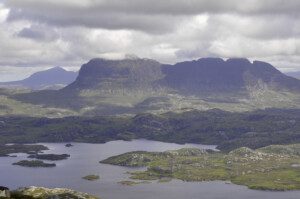 Sàil Gharb and the Suilven from the Stac Pollaidh