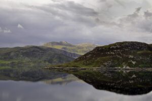 Reflection on the Loch Glencoul